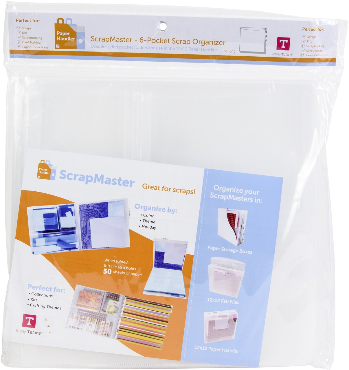 Totally-Tiffany ScrapMaster Scrap Paper Organizer-5/Pkg
